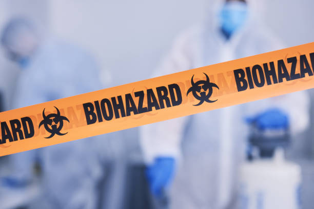 Professional Blood Cleanup technician working in Rockford, WA